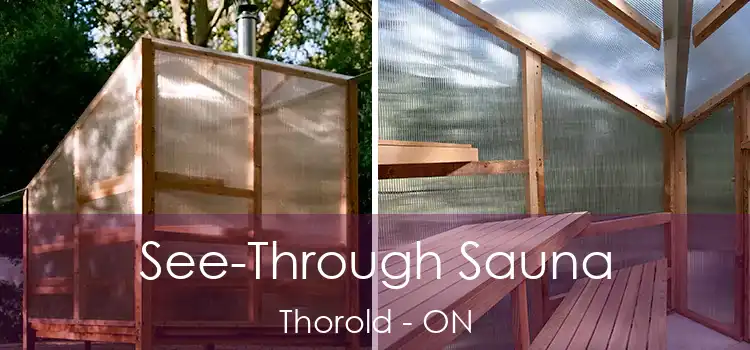  See-Through Sauna Thorold - ON